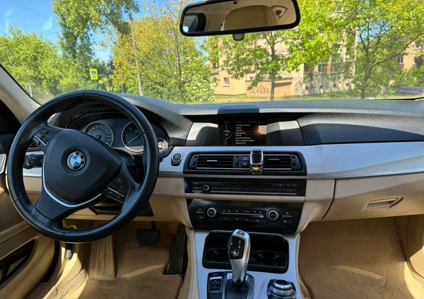 BMW Seria 5 cena 62500 przebieg: 211000, rok produkcji 2013 z Zbąszynek małe 191